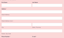 new customer registration form